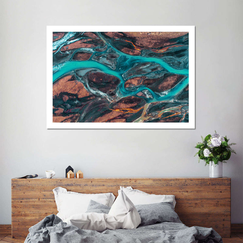 Icelandic River Wall Art