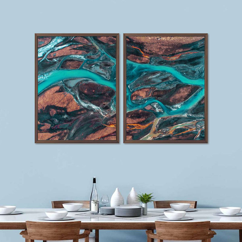 Icelandic River Wall Art