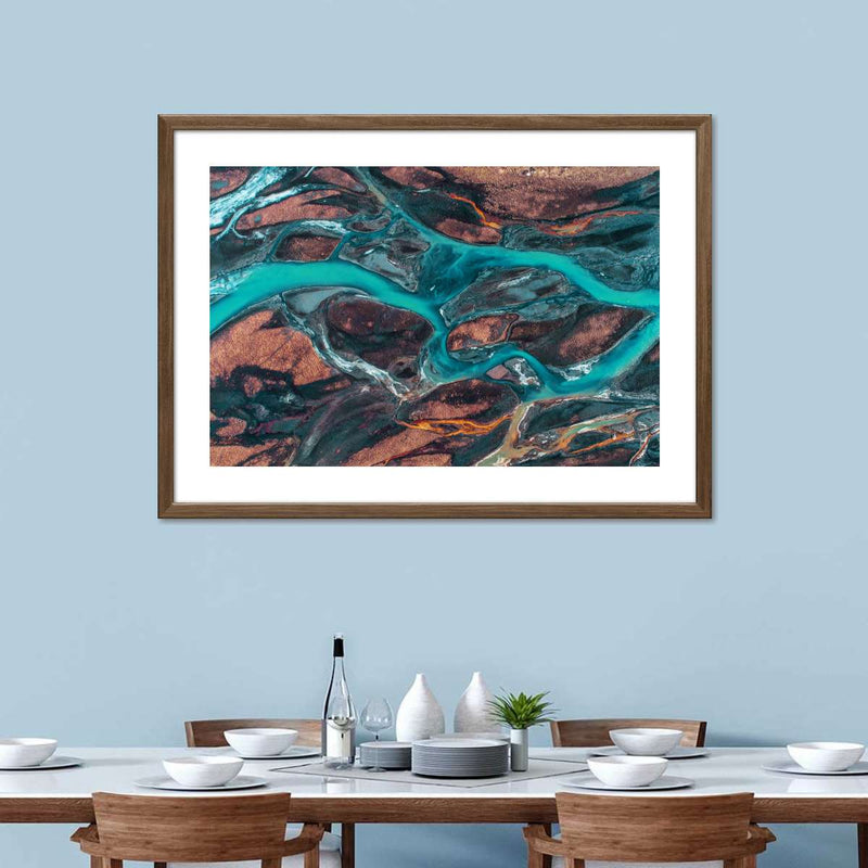 Icelandic River Wall Art