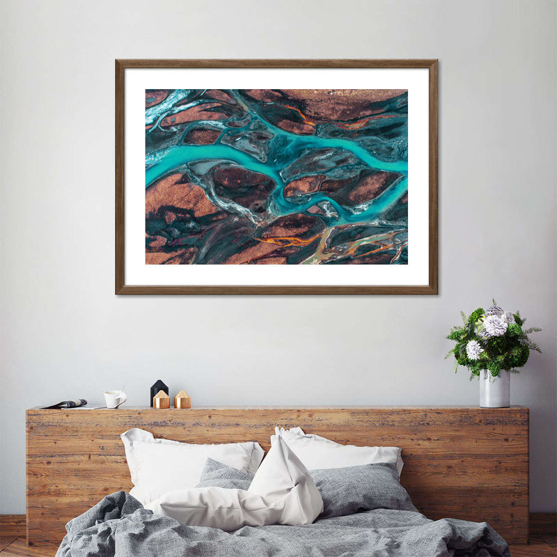 Icelandic River Wall Art