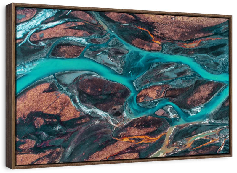 Icelandic River Wall Art