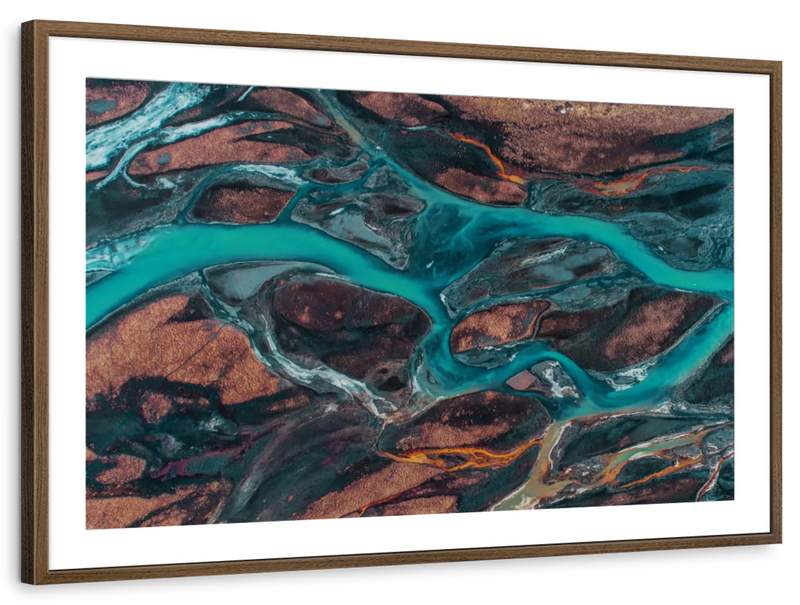 Icelandic River Wall Art