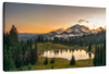 Majestic Sunset At Mount Rainer Wall Art