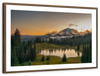 Majestic Sunset At Mount Rainer Wall Art