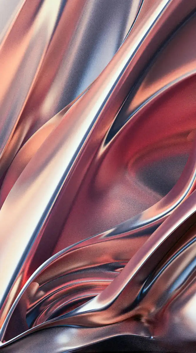 Pink And Silver Abstract Wall Art