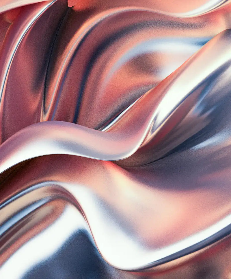 Pink And Silver Abstract Wall Art