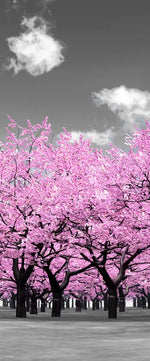 Pop Pink Forest Wall Art
