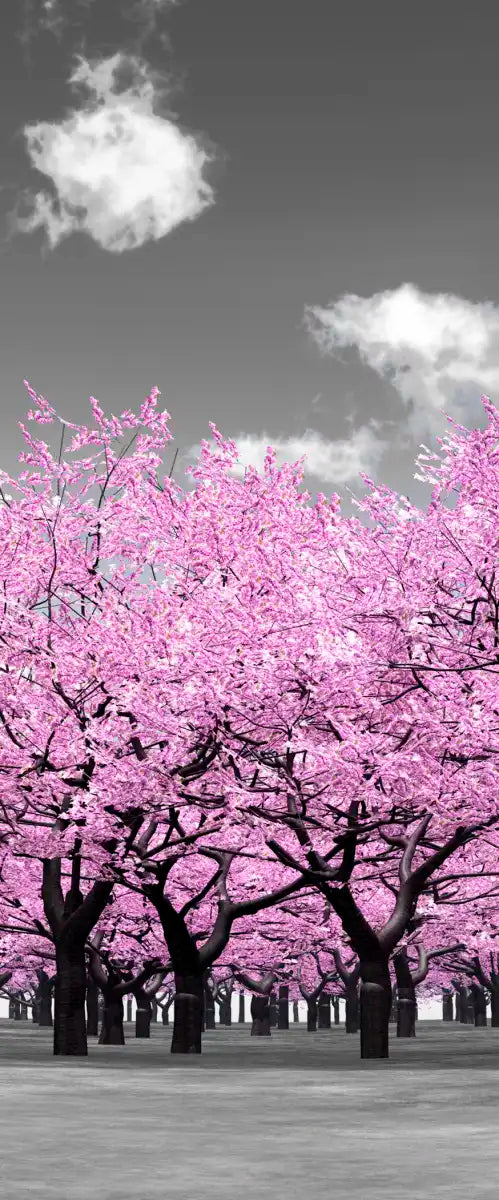 Pop Pink Forest Wall Art