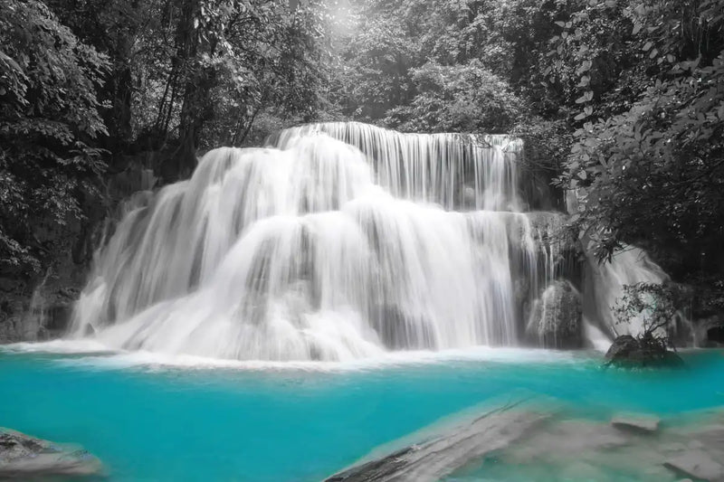 Pop Rainforest Waterfall Wall Art