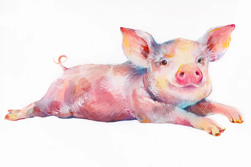 Precious Piglet Wall Art