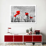 Pop Red Poppies Wall Art
