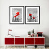 Pop Red Poppies Wall Art