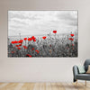 Red Poppy Field Pop Wall Art