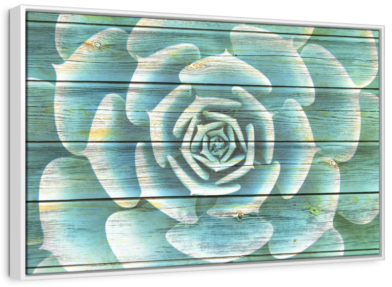 Succulent Plant Bloom Wall Art