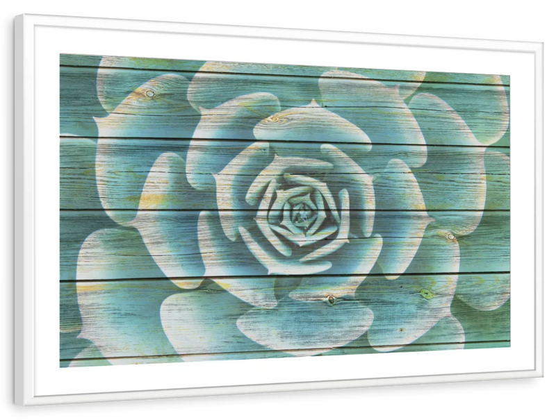 Succulent Plant Bloom Wall Art