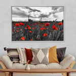 Poppy Field At Dusk Pop Wall Art