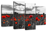 Poppy Field At Dusk Pop Wall Art