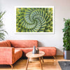 Spiral Succulent Wall Art