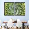 Spiral Succulent Wall Art