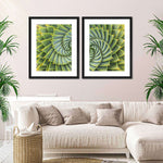 Spiral Succulent Wall Art