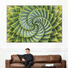Spiral Succulent Wall Art