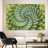 Spiral Succulent Wall Art