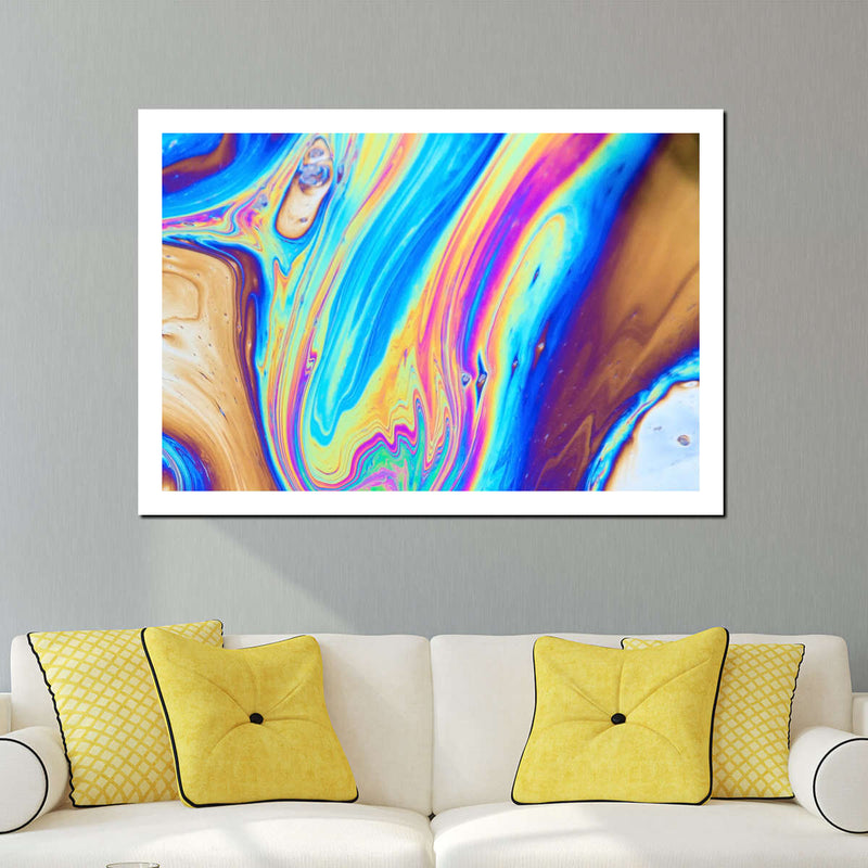 Oil And Water Abstract Wall Art