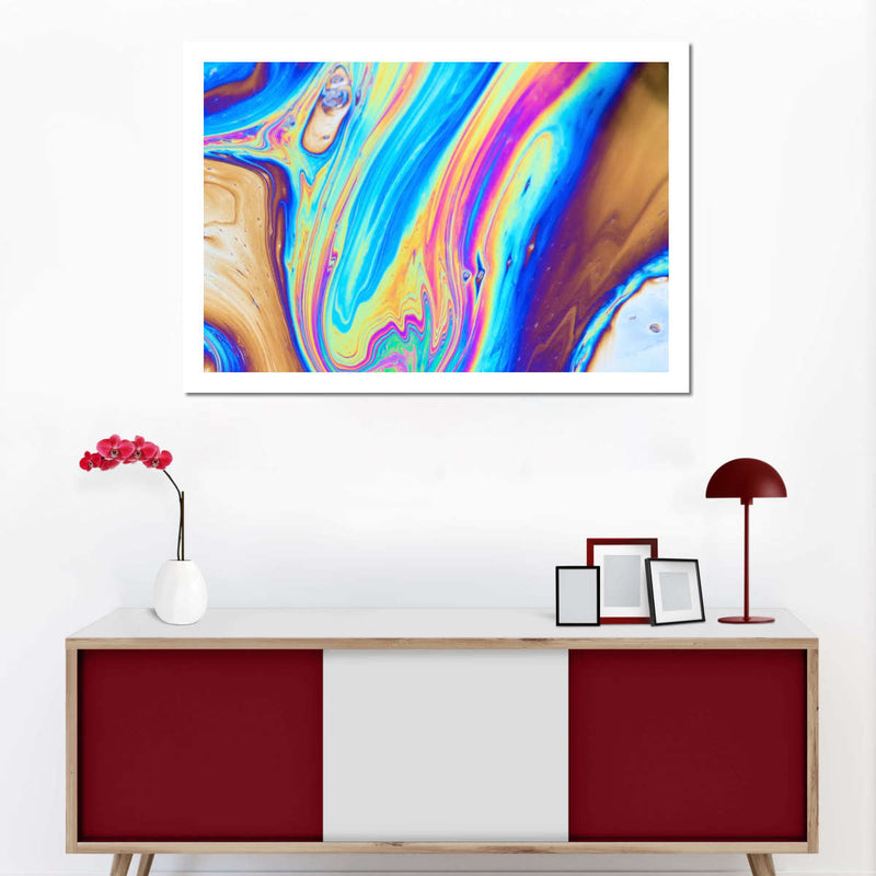 Oil And Water Abstract Wall Art