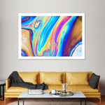 Oil And Water Abstract Wall Art