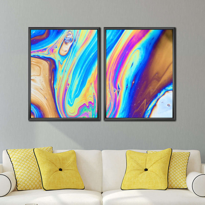 Oil And Water Abstract Wall Art