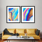 Oil And Water Abstract Wall Art
