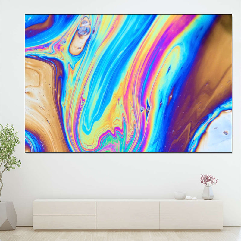 Oil And Water Abstract Wall Art