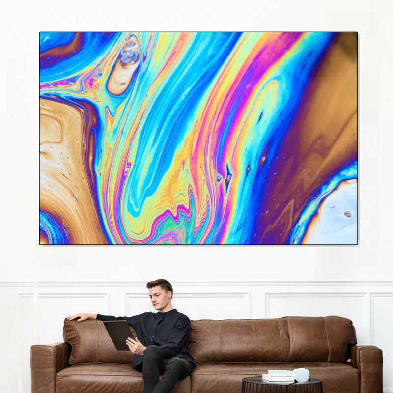 Oil And Water Abstract Wall Art