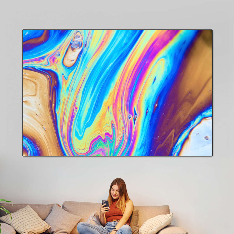 Oil And Water Abstract Wall Art