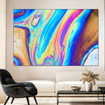 Oil And Water Abstract Wall Art
