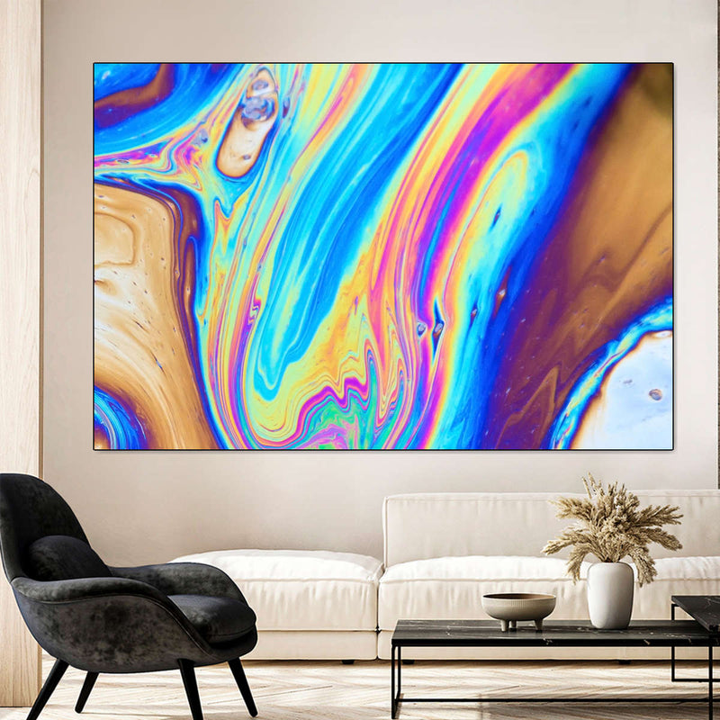 Oil And Water Abstract Wall Art
