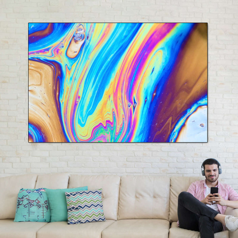 Oil And Water Abstract Wall Art