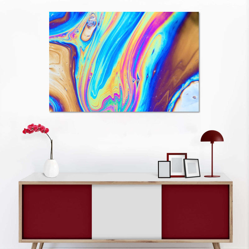 Oil And Water Abstract Wall Art
