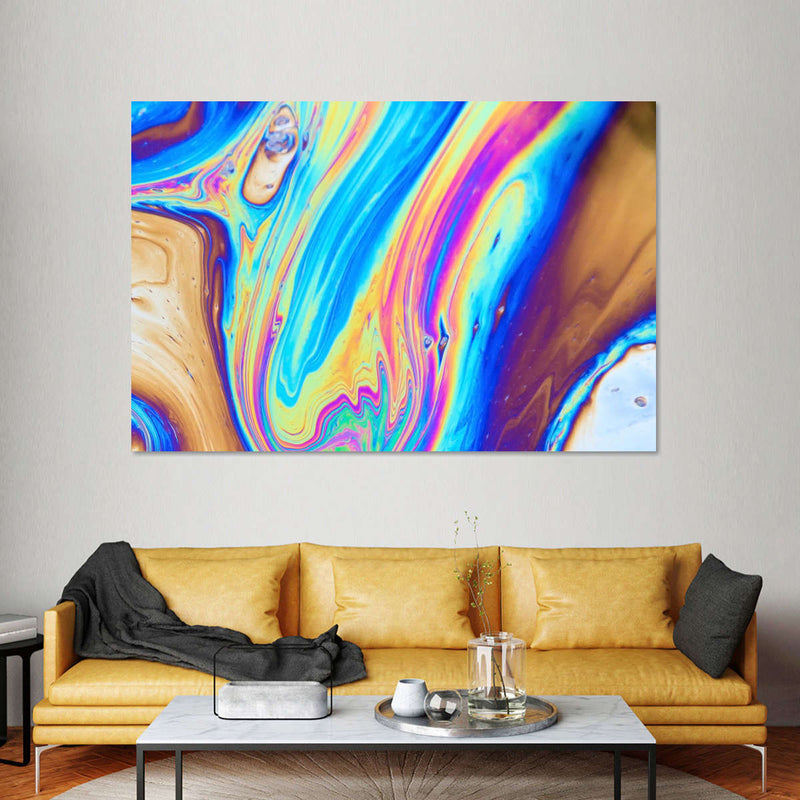 Oil And Water Abstract Wall Art