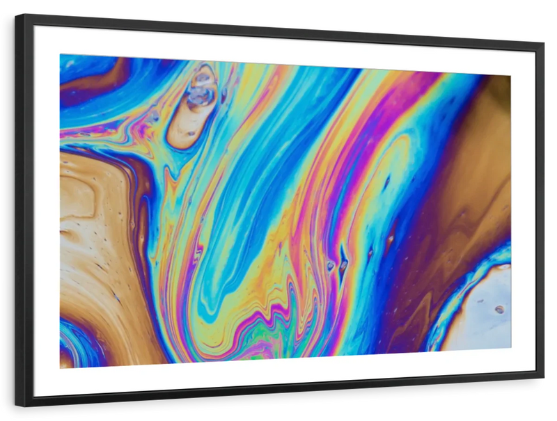 Oil And Water Abstract Wall Art
