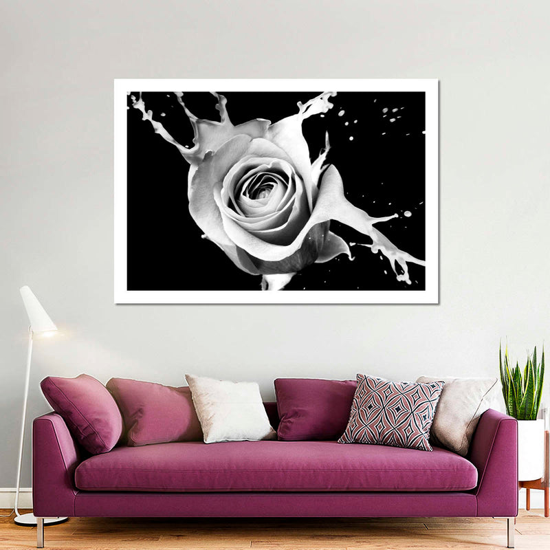 Rose Splash Wall Art