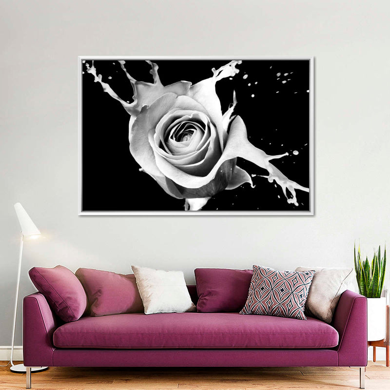 Rose Splash Wall Art