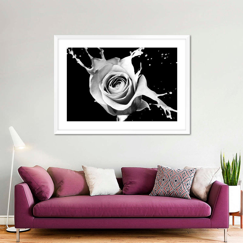 Rose Splash Wall Art