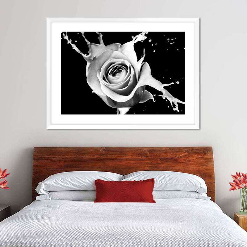 Rose Splash Wall Art