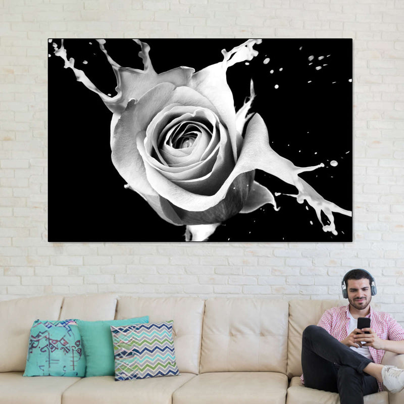 Rose Splash Wall Art