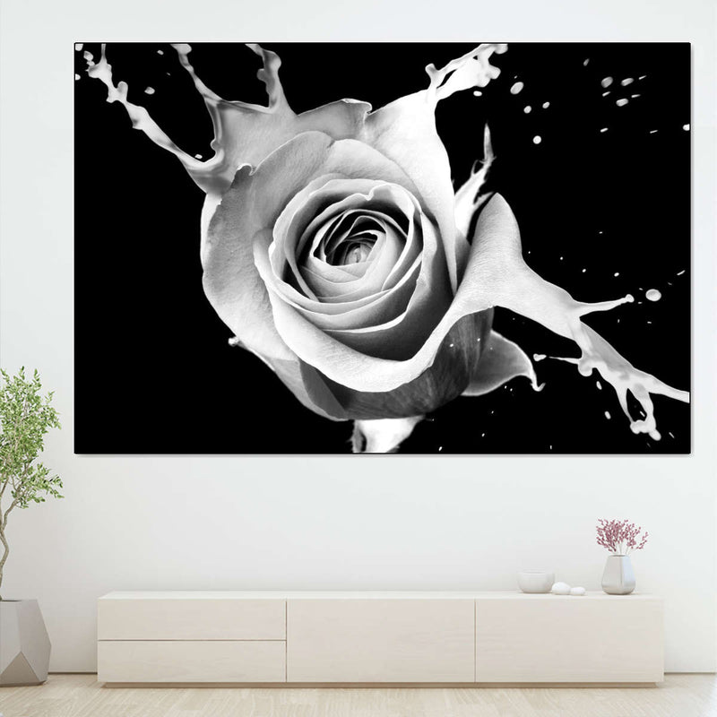 Rose Splash Wall Art
