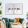 Three Succulents Wall Art