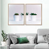 Three Succulents Wall Art