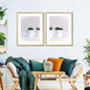 Three Succulents Wall Art