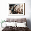 Textured Elephant Wall Art